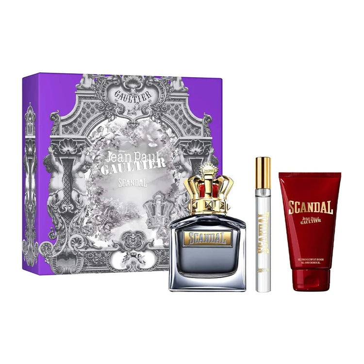 Scandal Estuche 3 Piezas Caballero EDT 100ml + Gel de Baño 75ml + Miniatura 10ml