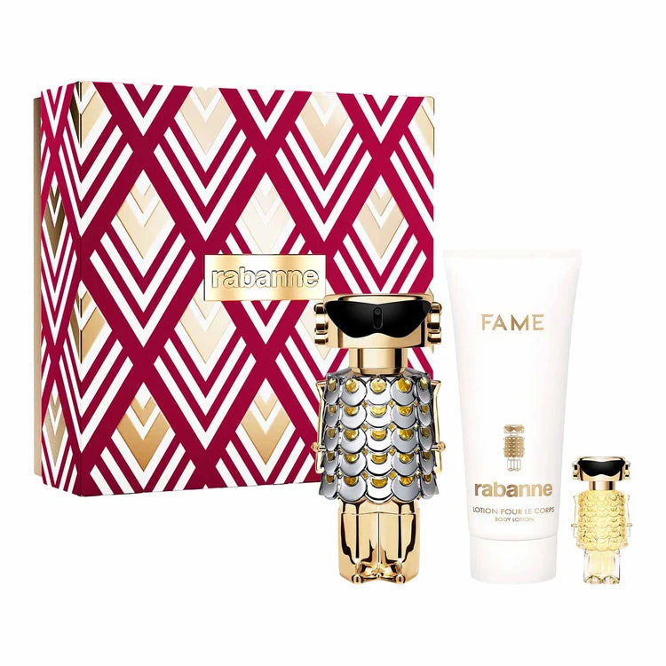 Fame Estuche 3 Piezas Dama EDP 80ml + Locion Corporal 100ml + Miniatura 4ml